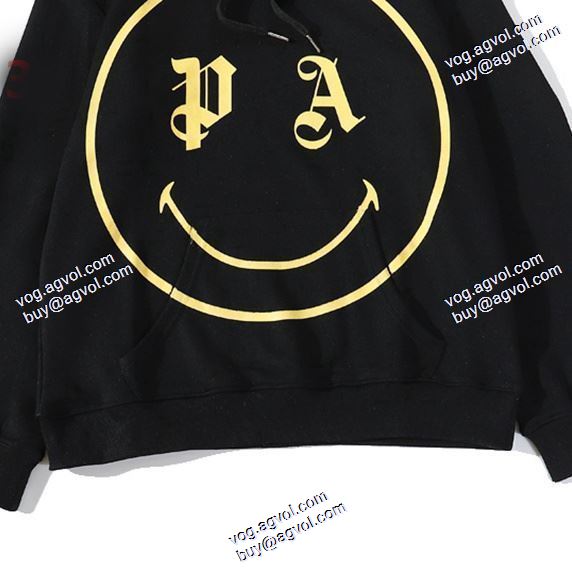 海外セレブ定番愛用 パーム エンジェルス Palm Angels スーパーコピー 代引 2020秋冬 パーカー 2色可選 Palm Angels X SMILE Y連名笑顔プリント